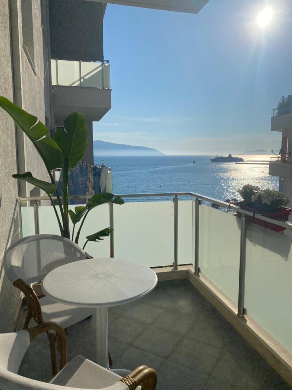 Appartement Luxury Seaview Vlora Flat Free Parking Chambre photo